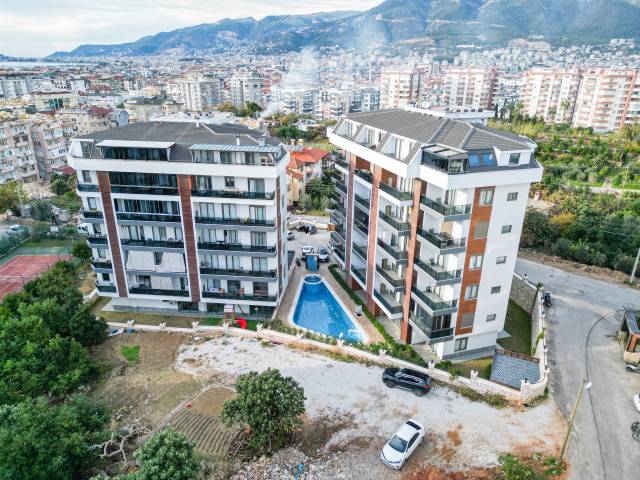 GARDEN DUPLEXES FOR SALE IN A NEW BUILDING IN ALANYA TOSMUR