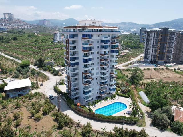 For Sale in Mahmutlar: Fully furnished  apartment 1+1 in alanya